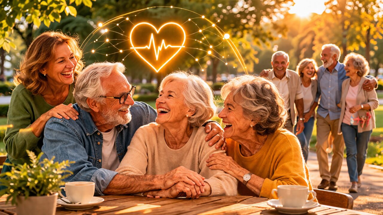 Nem dinheiro nem sucesso, o que protege de verdade a saúde dos idosos é sentir-se amado