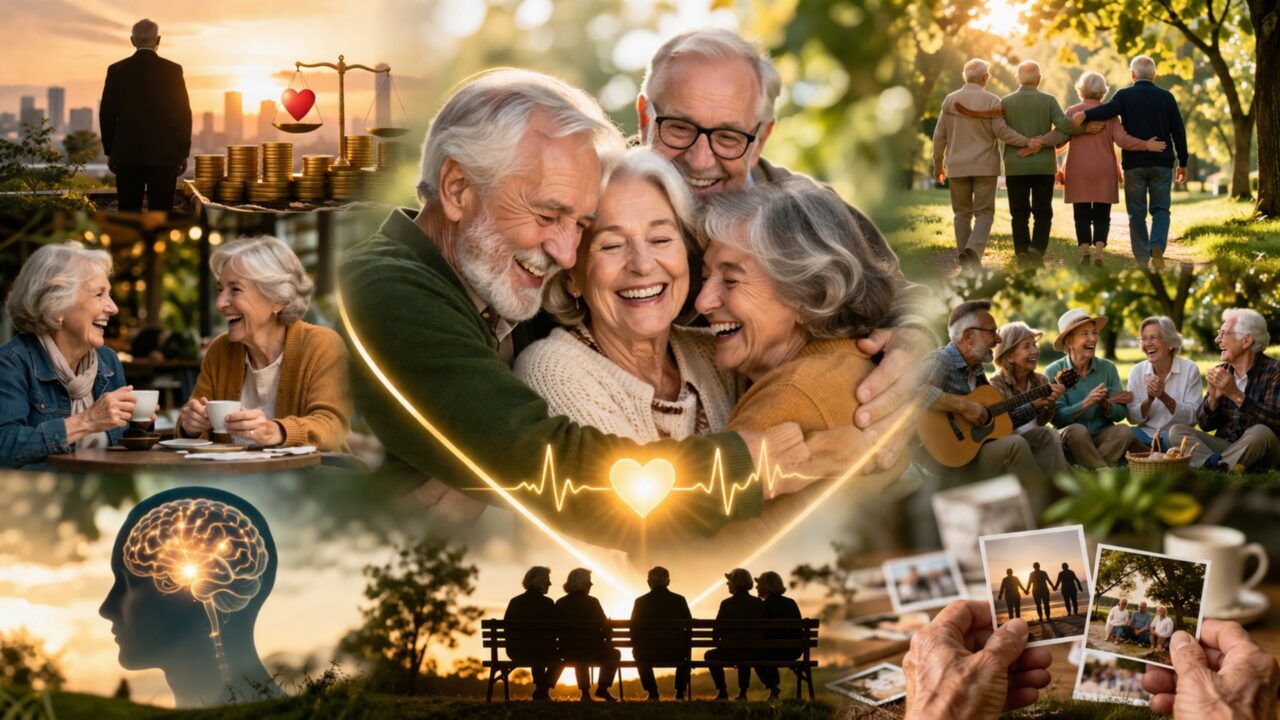 Nem dinheiro nem sucesso, o que protege de verdade a saúde dos idosos é sentir-se amado