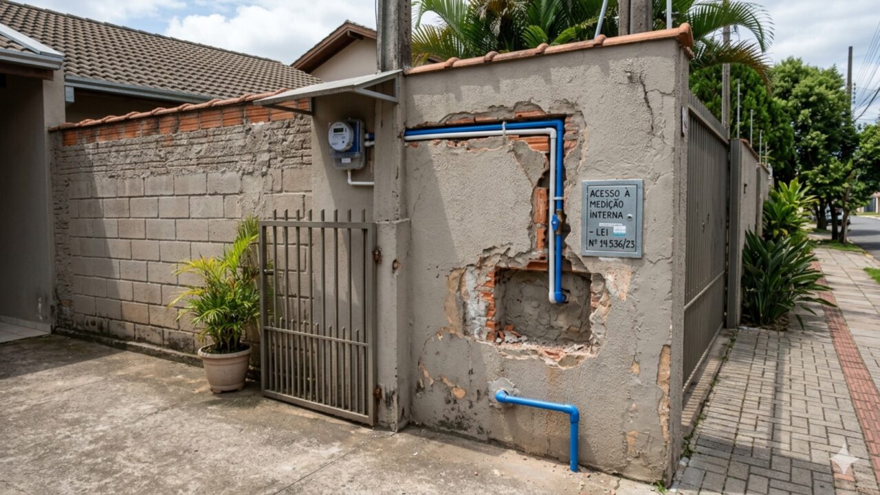 Nova lei determina que hidrômetro deve ficar dentro das casas; multa por descumprimento pode chegar a R$ 20 mil