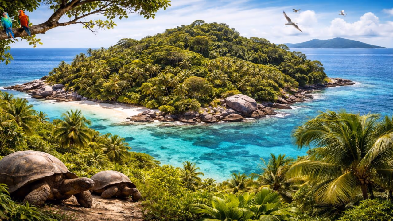 Um homem comprou ilha deserta em 1962 por milhares de euros: plantou 16.000 árvores e transformou ela em um santuário anti-ricos