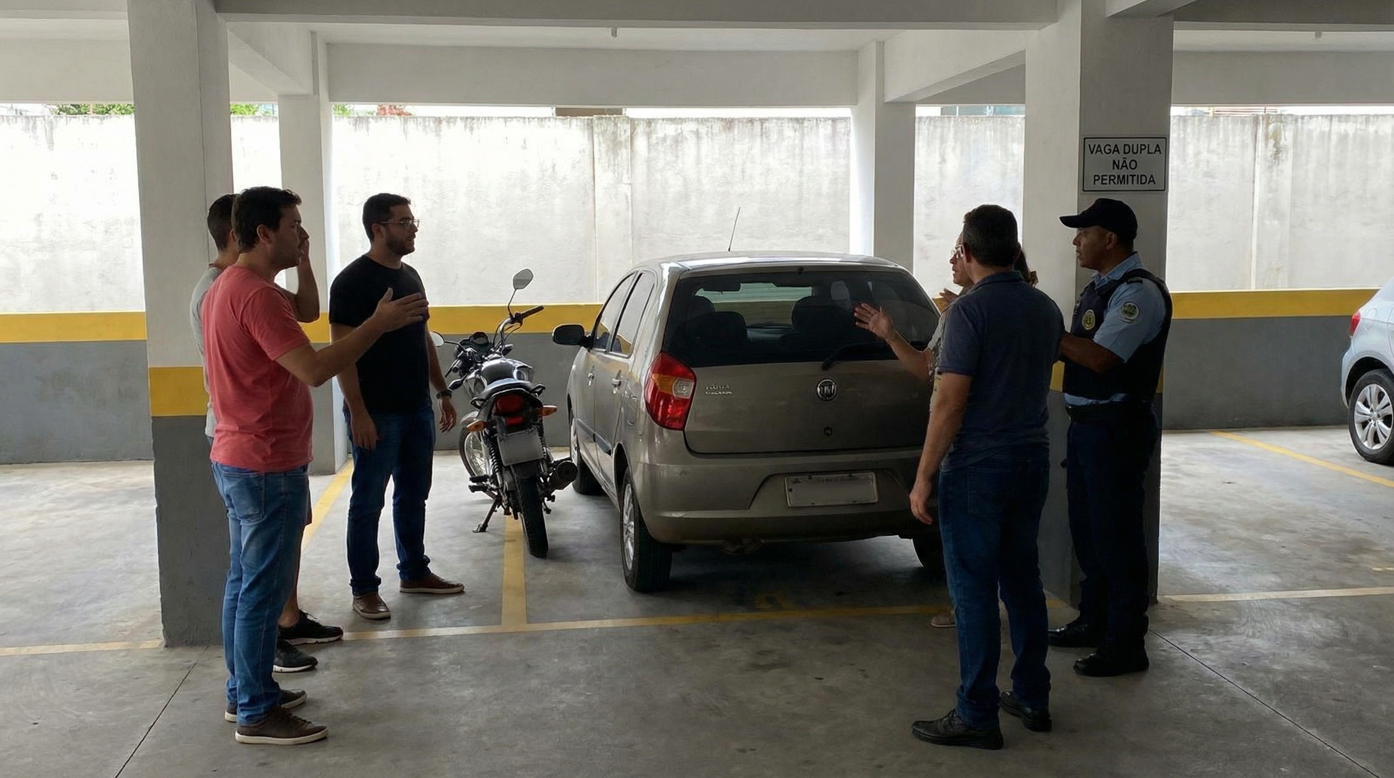O que a lei diz sobre estacionar carro e moto na mesma garagem?