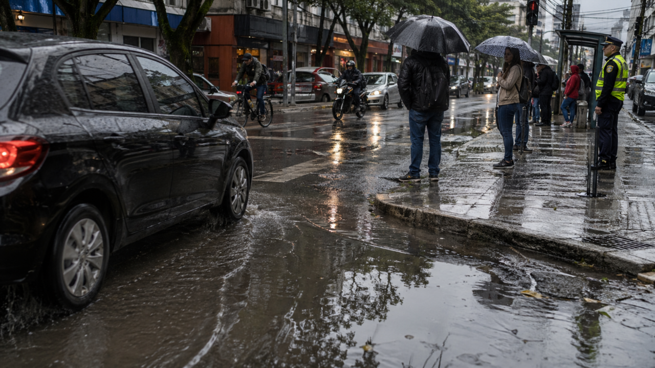 Molhar pedestre de propósito pode virar multa e muita gente ainda trata como brincadeira