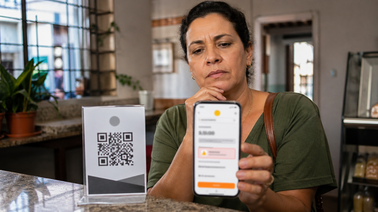 O golpe silencioso do QR Code falso que pode transformar um pagamento simples em prejuízo real