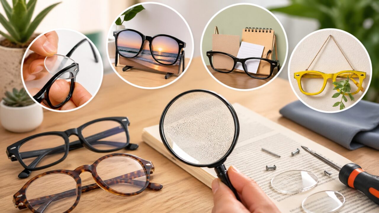 Quem tem tem óculos antigos, tem um tesouro 4 ideias para aproveitá-los em casa e não jogá-los no lixo