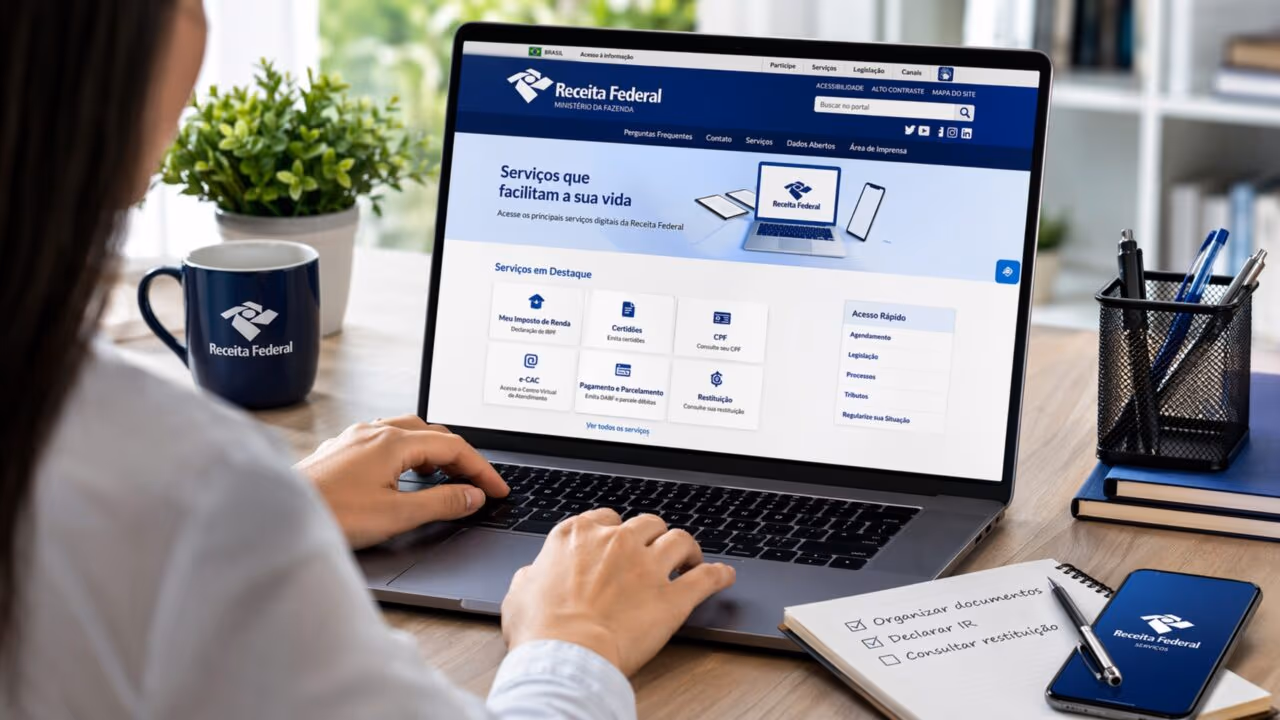 Receita Federal atualiza regras para acesso a serviços digitais em 2026