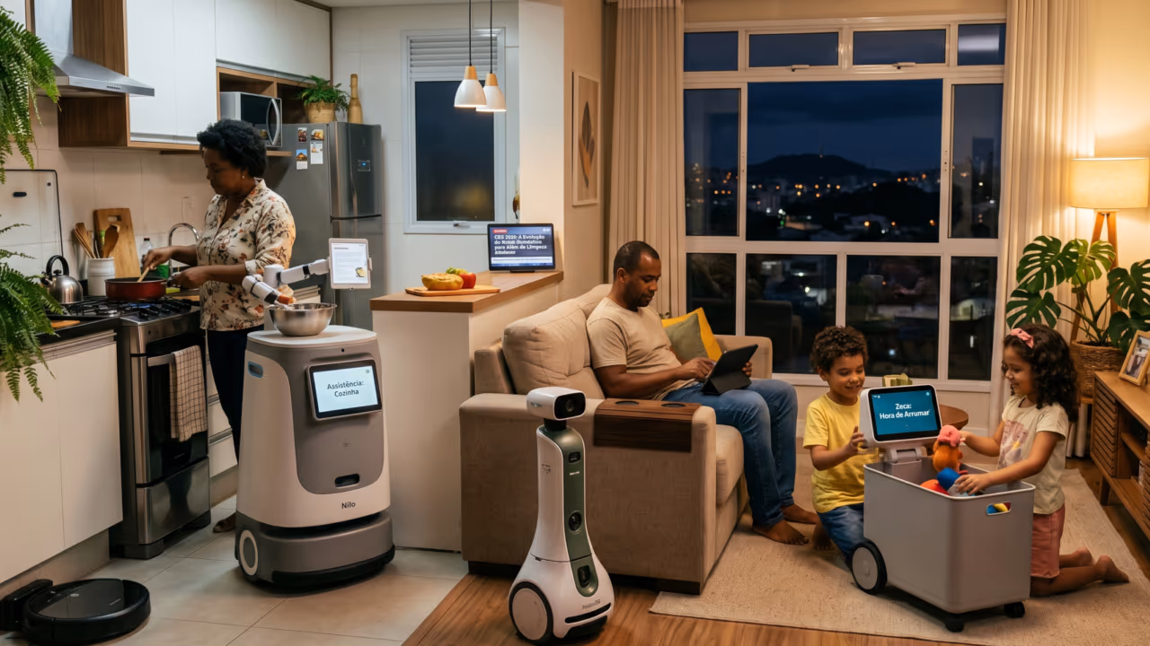 Robôs domésticos vão além do aspirador e começam a testar até onde a casa aceita automação de verdade