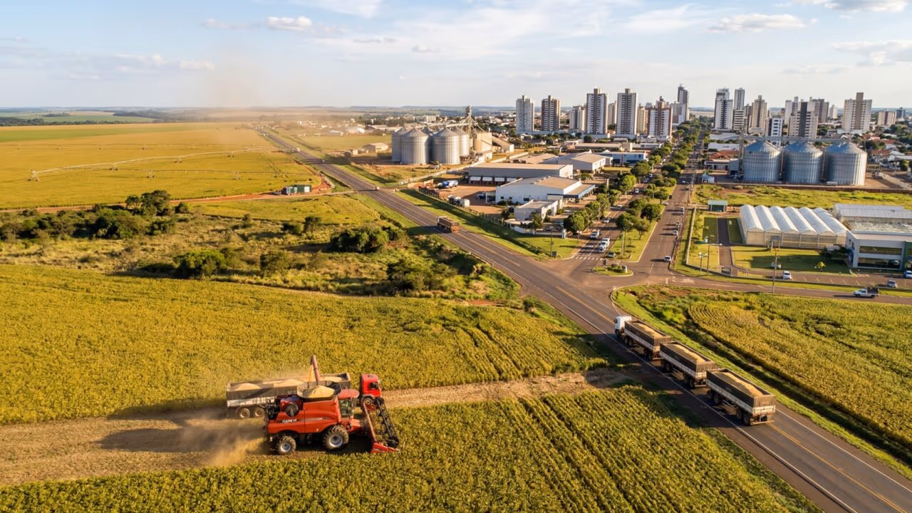 A cidade que surgiu no interior do Brasil sem infraestrutura e hoje lidera o agronegócio mundial