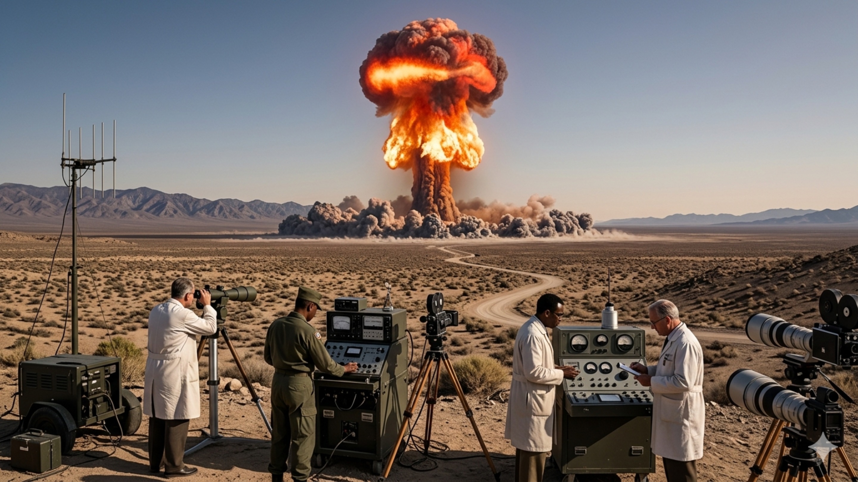 Testes nucleares dos anos 50 e 60 produziram curiosidade insanas; imagens incríveis