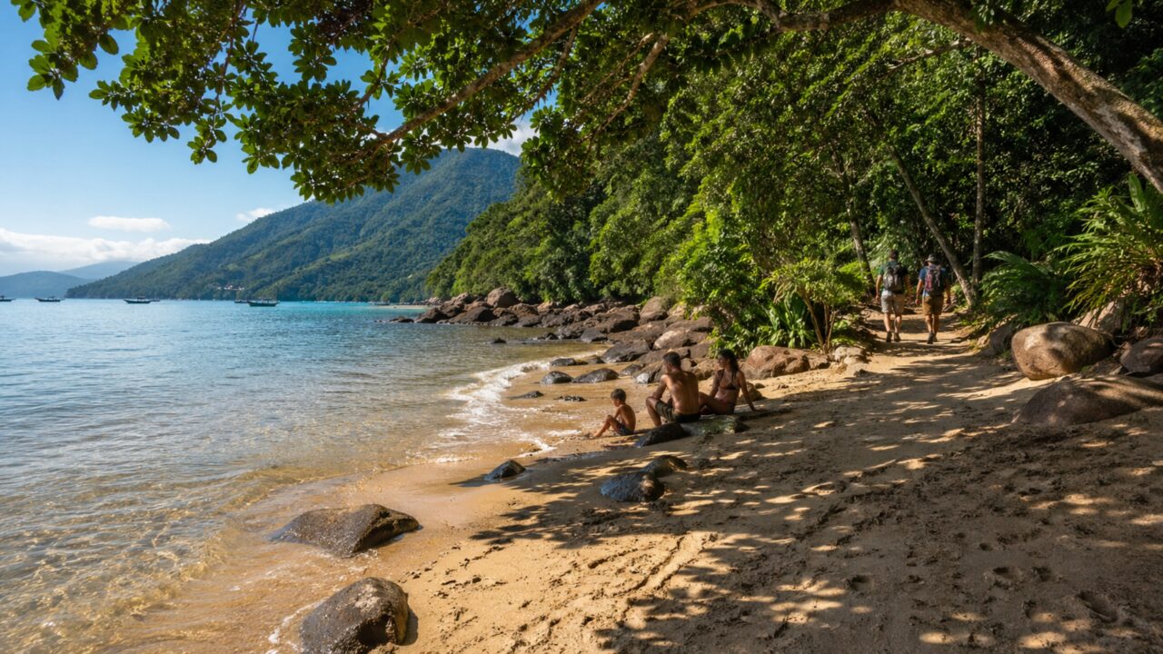 O destino litorâneo que une praias calmas, Mata Atlântica e cenários preservados em SP