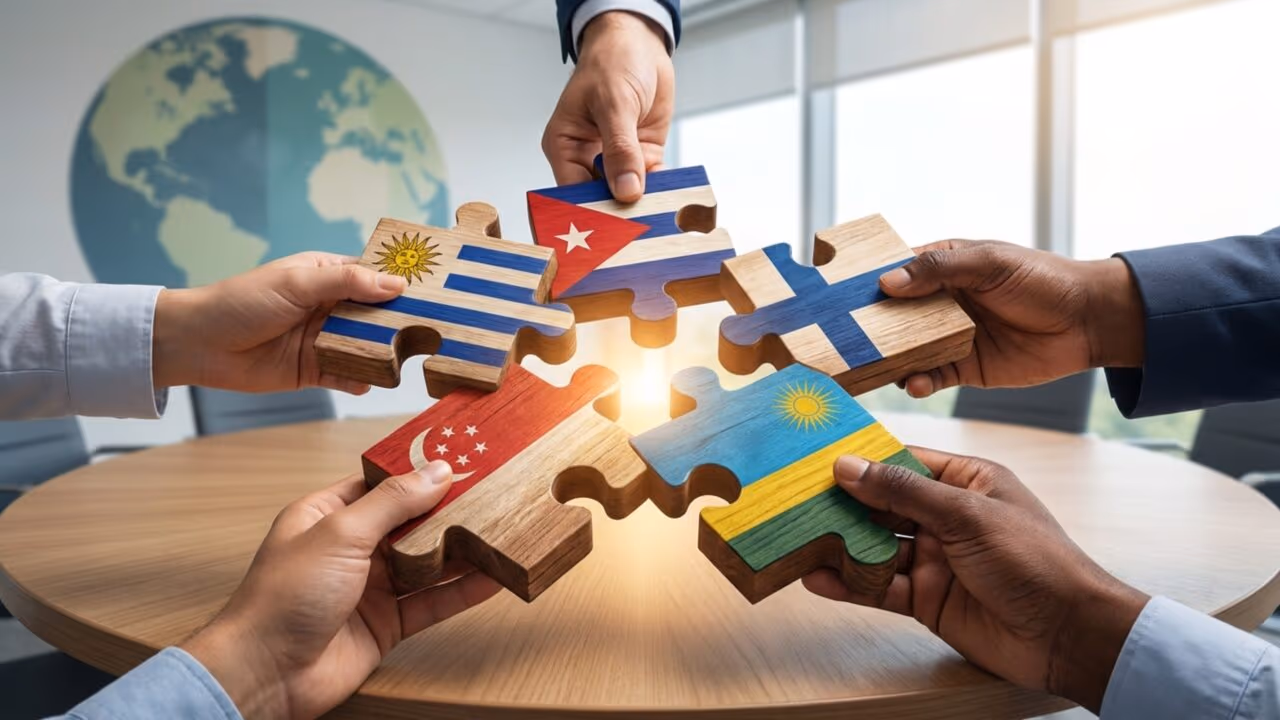 Uruguai se junta a Cuba, Finlândia, Singapura e Ruanda em um intercâmbio de professores e modelos pedagógicos em diferentes realidades