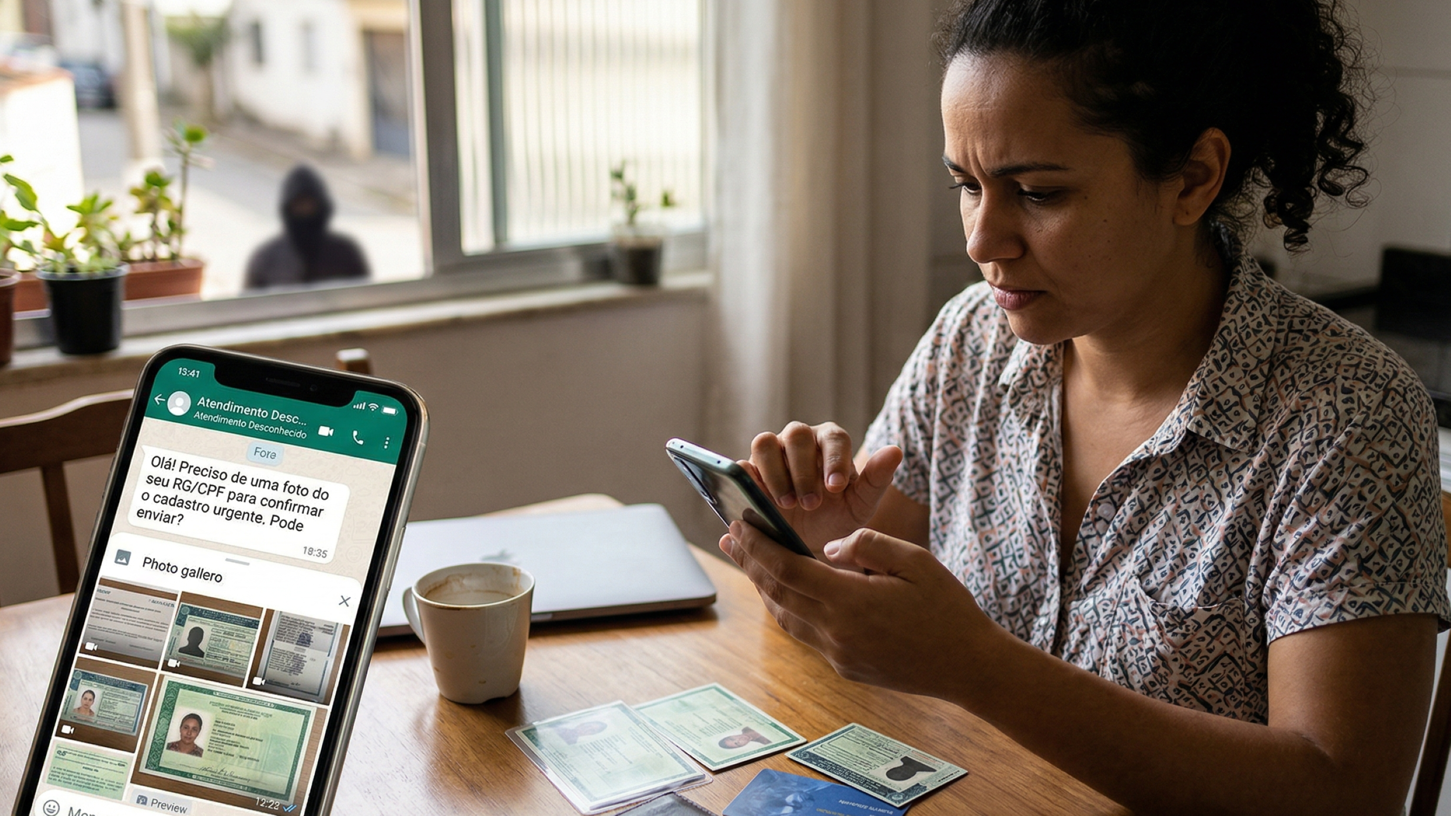 Por que não se deve compartilhar documentos pessoais pelo WhatsApp mesmo quando o pedido parece confiável
