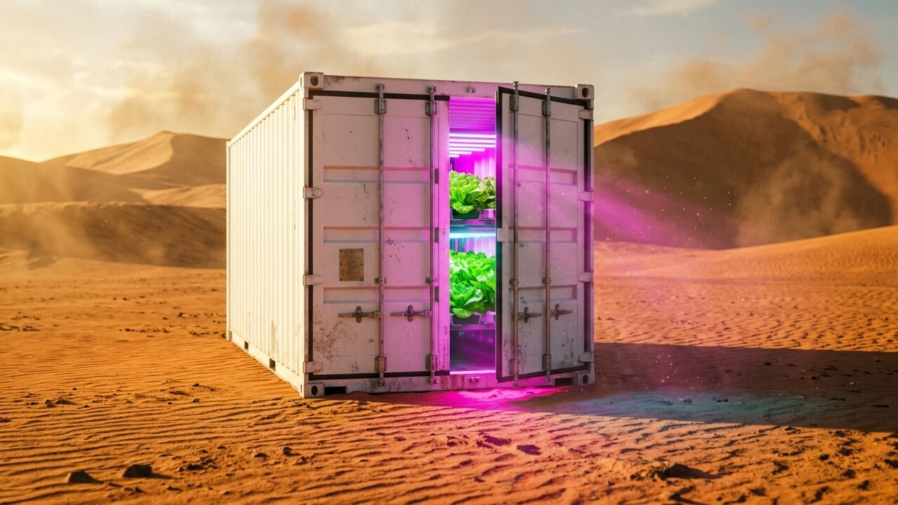 Tecnologia de Musk cria 'oásis high-tech' e faz brotar comida no meio do deserto