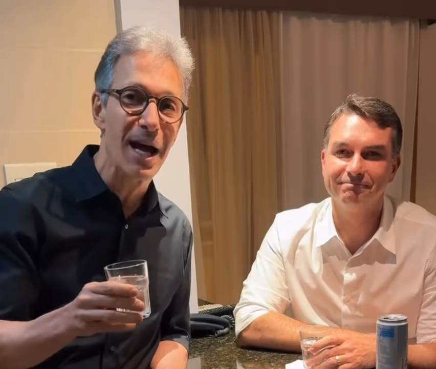 Em vídeo, Zema convida Flávio a compor chapa como vice