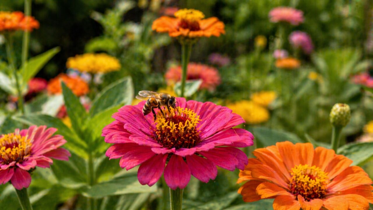 Plantas que atraem abelhas no jardim: entenda o que isso significa para o equilíbrio do ambiente da sua casa