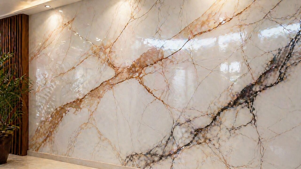 Acabamento com argamassa pode transformar qualquer parede simples em um visual de luxo