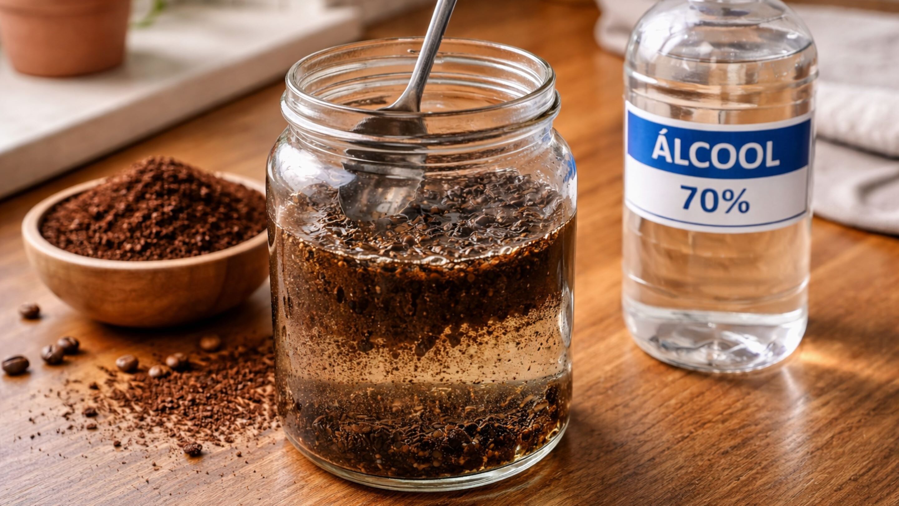 É só misturar café com álcool e todas as pragas desaparecem de forma simples e rápida