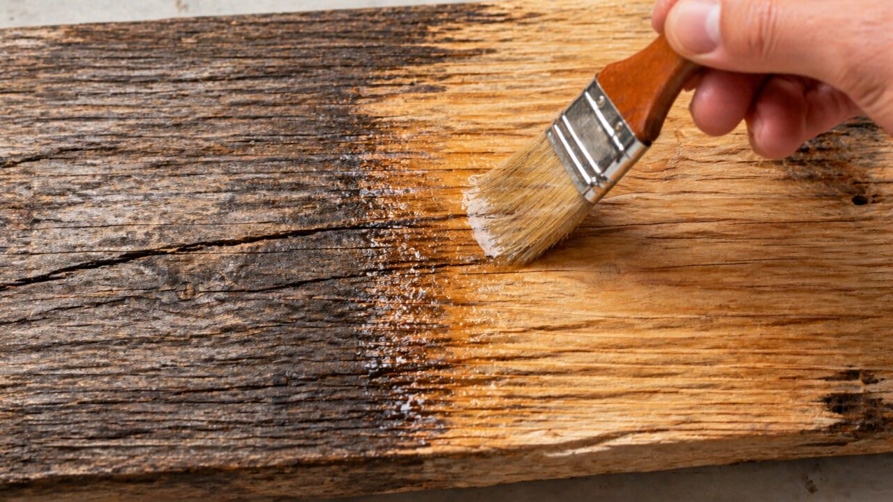O produto de farmácia que clareia madeira velha e restaura móveis antigos sem precisar lixar