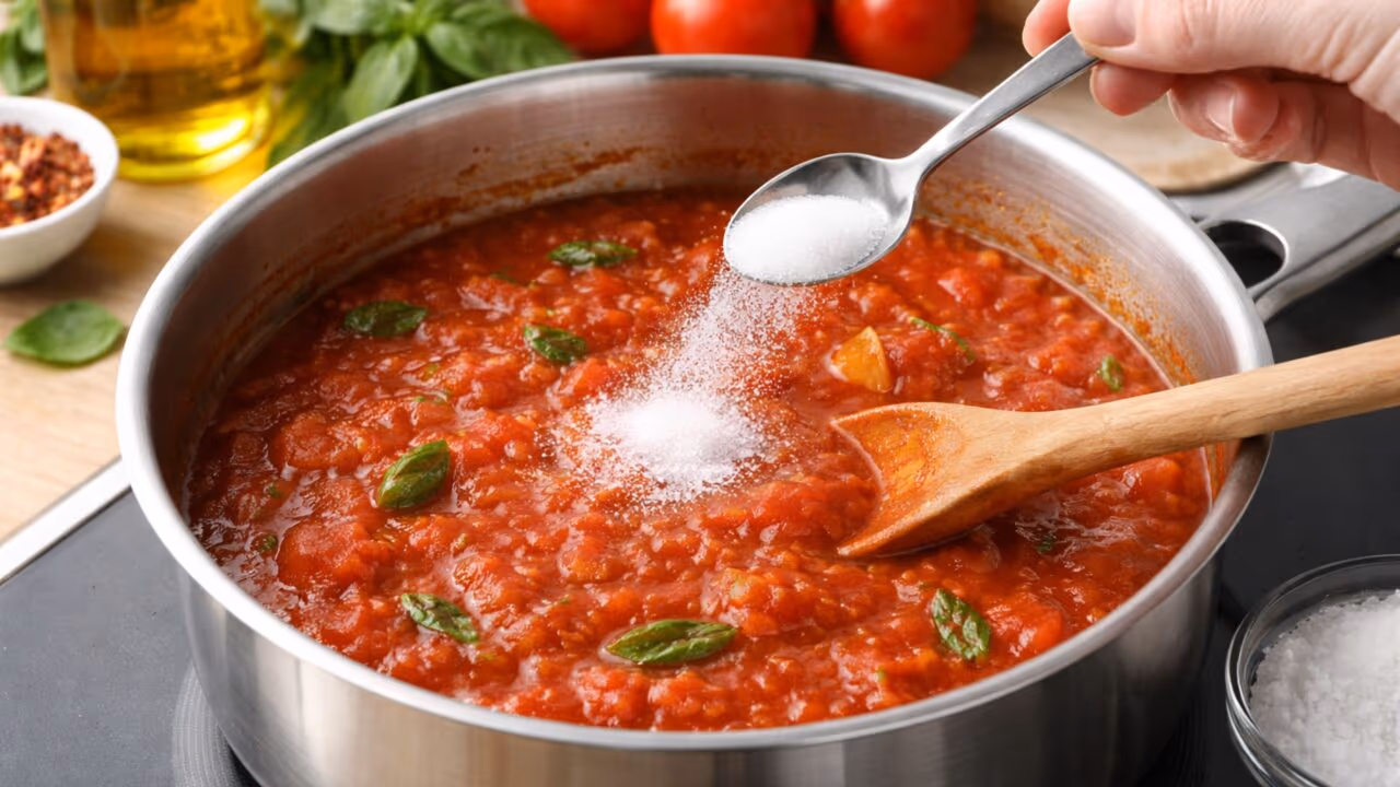 Colocar açúcar no molho de tomate: veja por que recomendam e quando realmente faz sentido usar