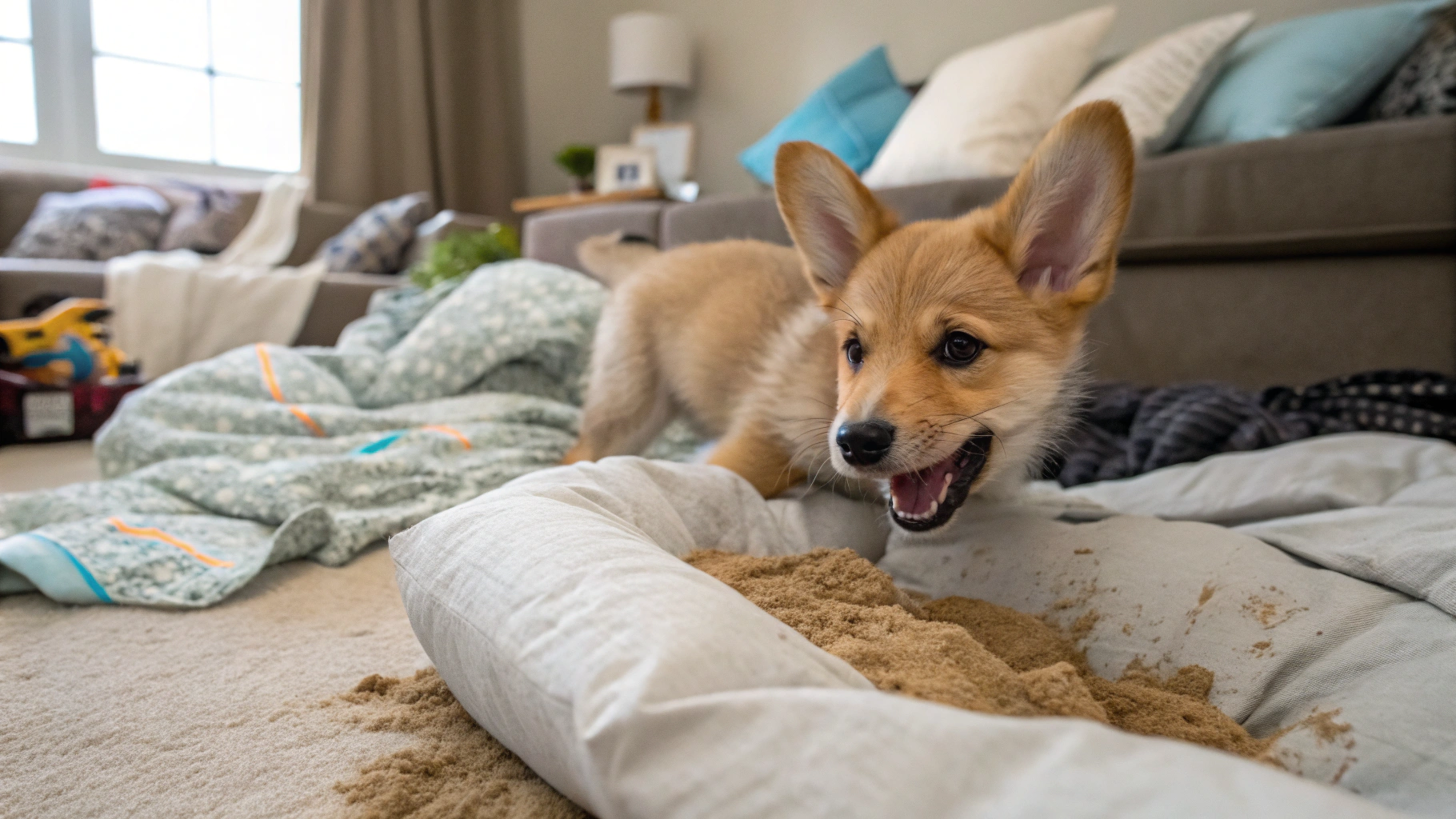 O que significa o cachorro “cavar” o sofá ou a cama