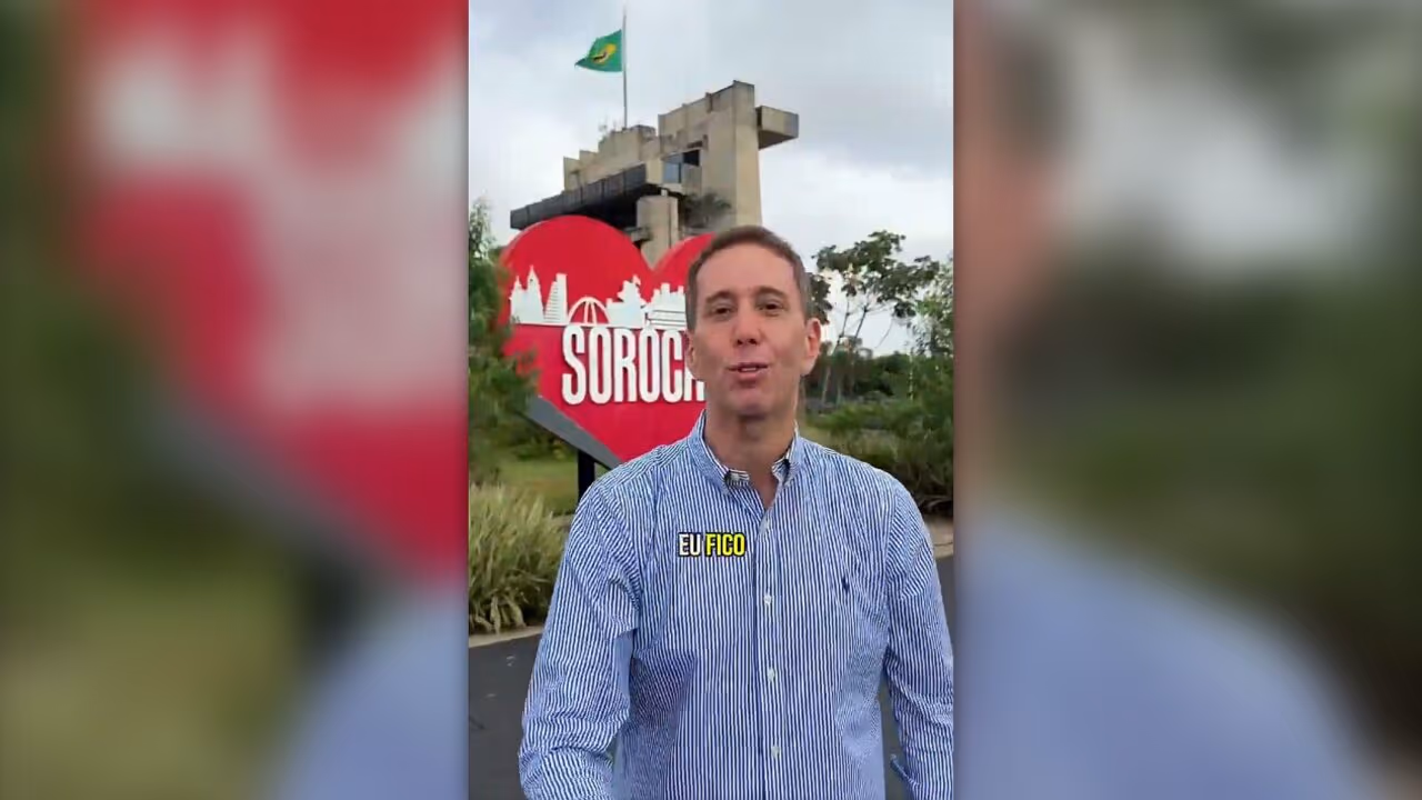 Prefeito ‘tiktoker’ de Sorocaba decide não se candidatar em 2026