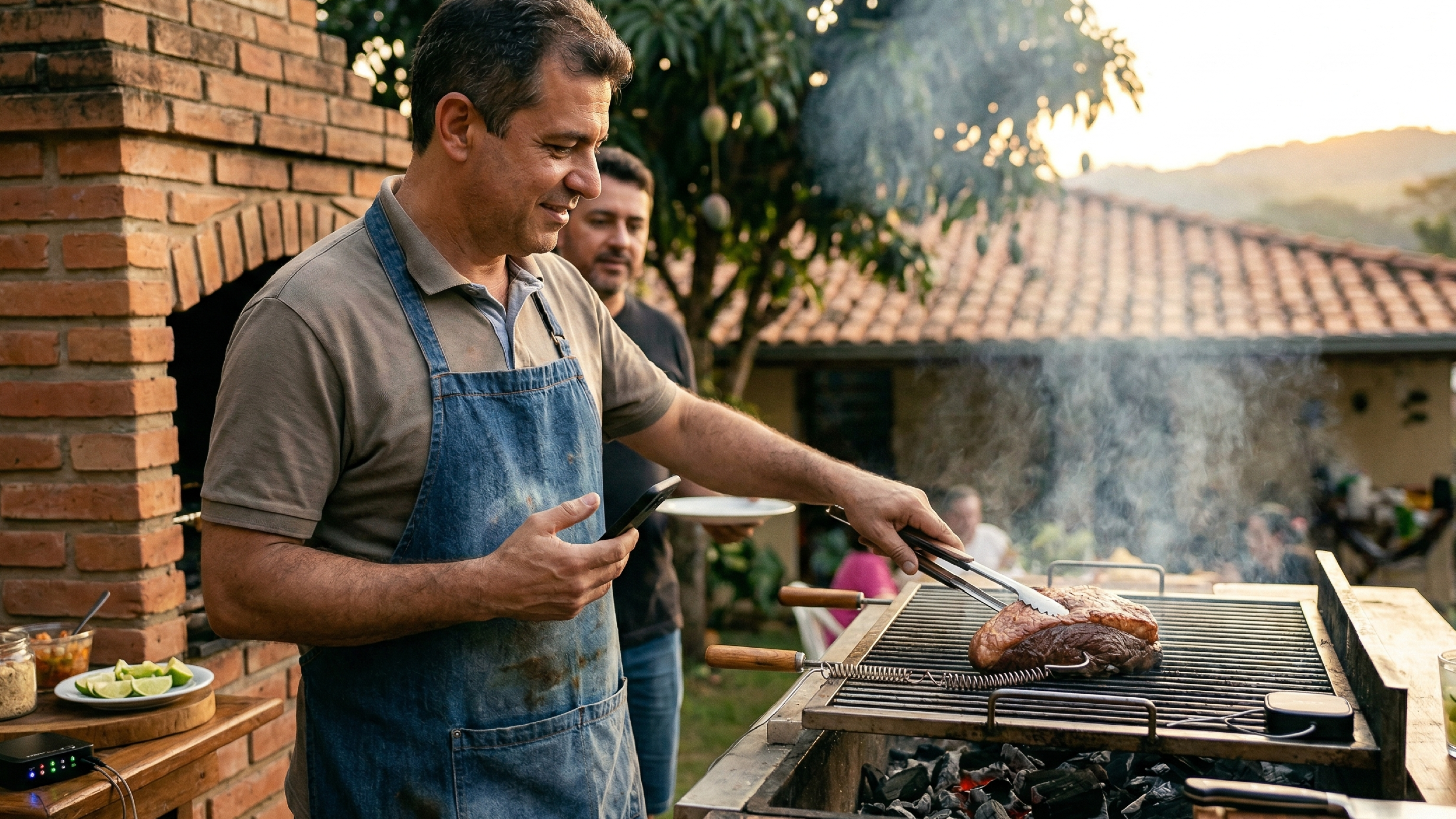 Tecnologia no churrasco faz diferença ou tira a graça da experiência?