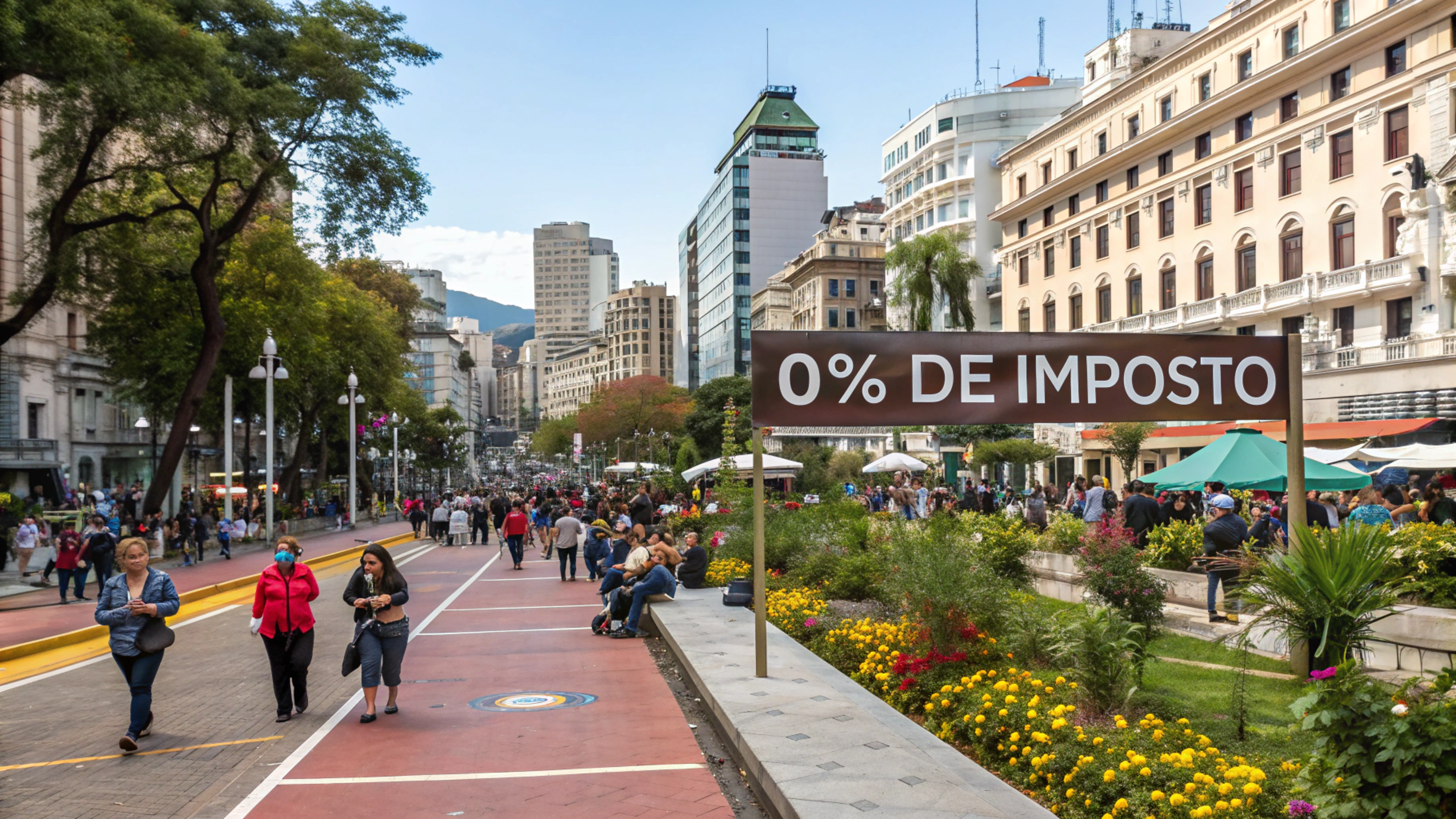 Como seria uma cidade sem nenhum imposto, daria certo ou iria a falência?