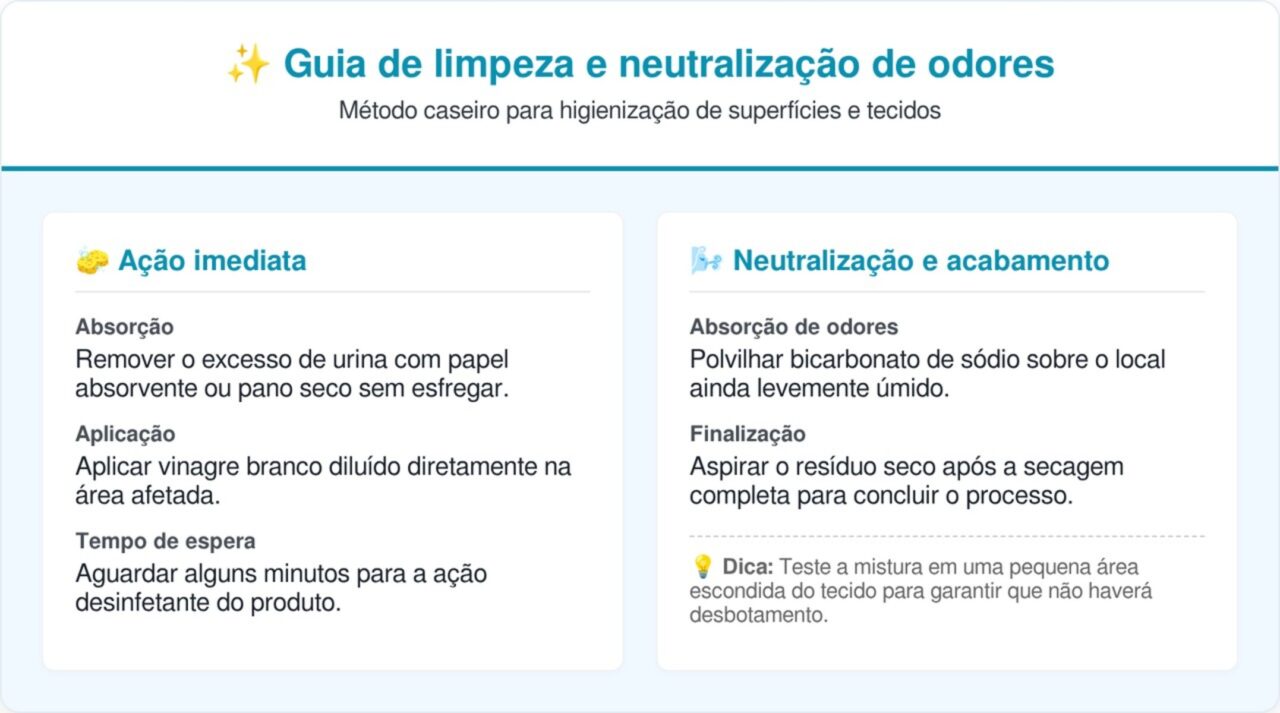 O segredo da mistura para tirar cheiro de xixi de cachorro do tapete