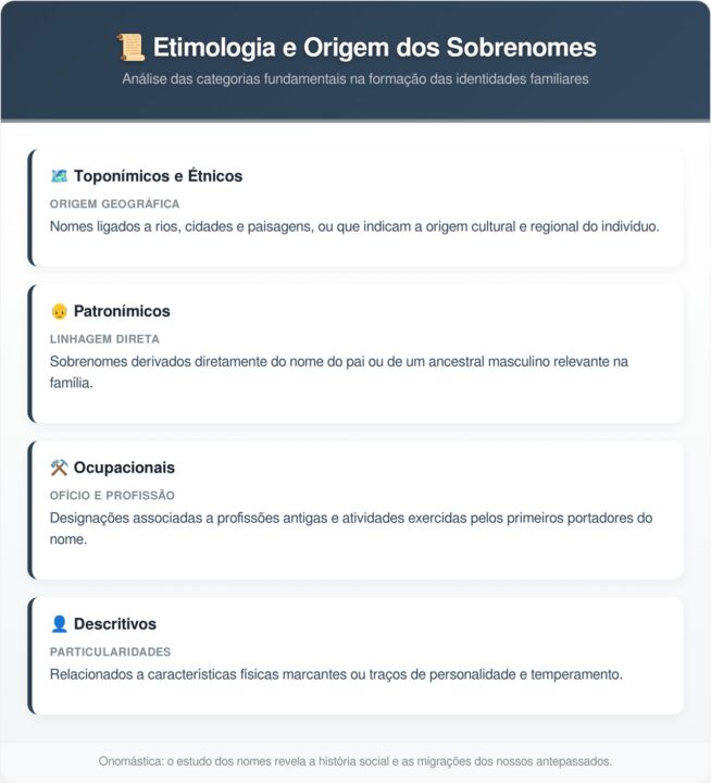 O que revelam os sobrenomes: da origem familiar às migrações, passando pela História