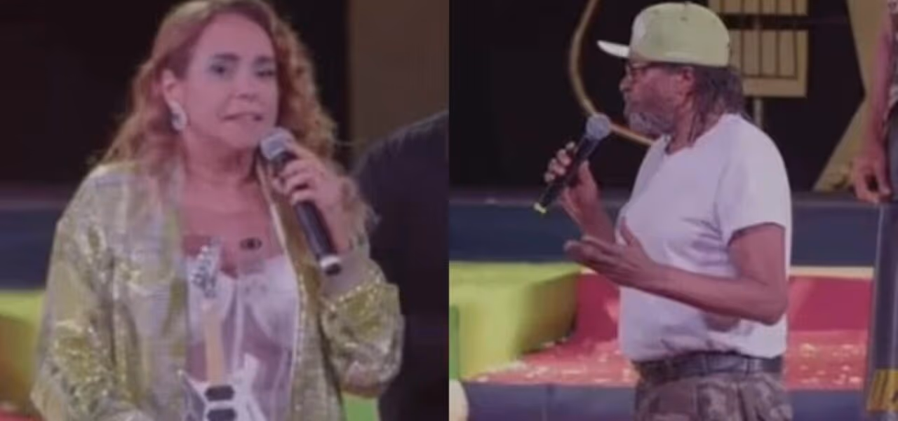 Daniela Mercury e Edson Gomes brigam durante premiação ao vivo
