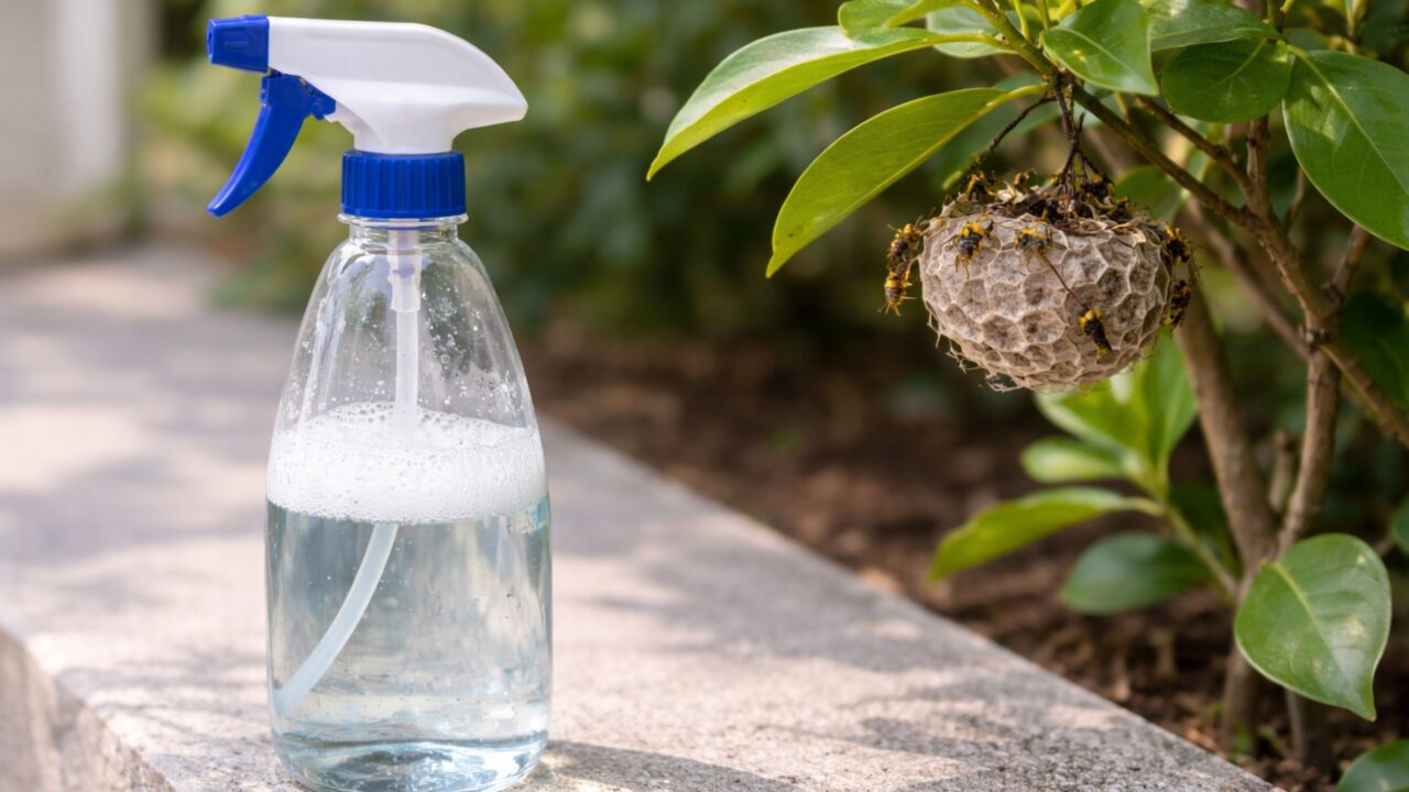 Como acabar com marimbondo de forma rápida e bem barata usando algo que você já tem em casa