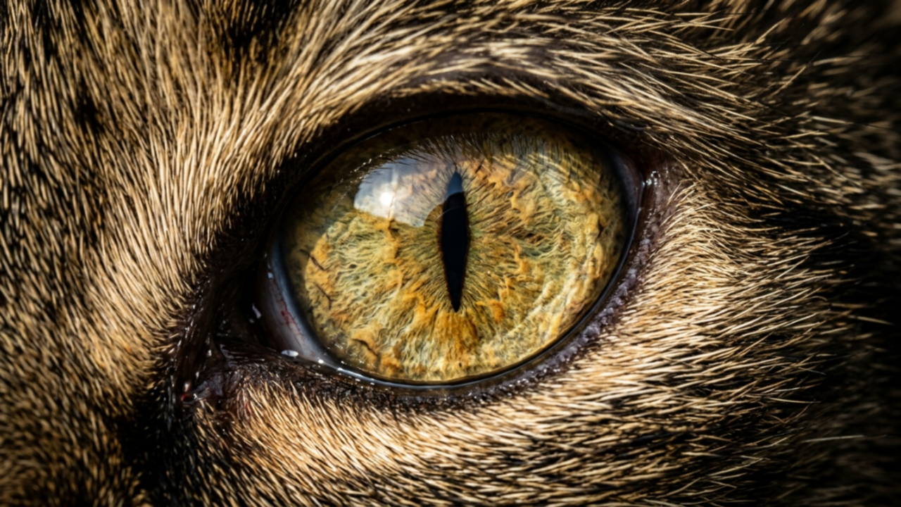 Entenda por que seu gato fica "congelado" olhando para um ponto vazio da parede 