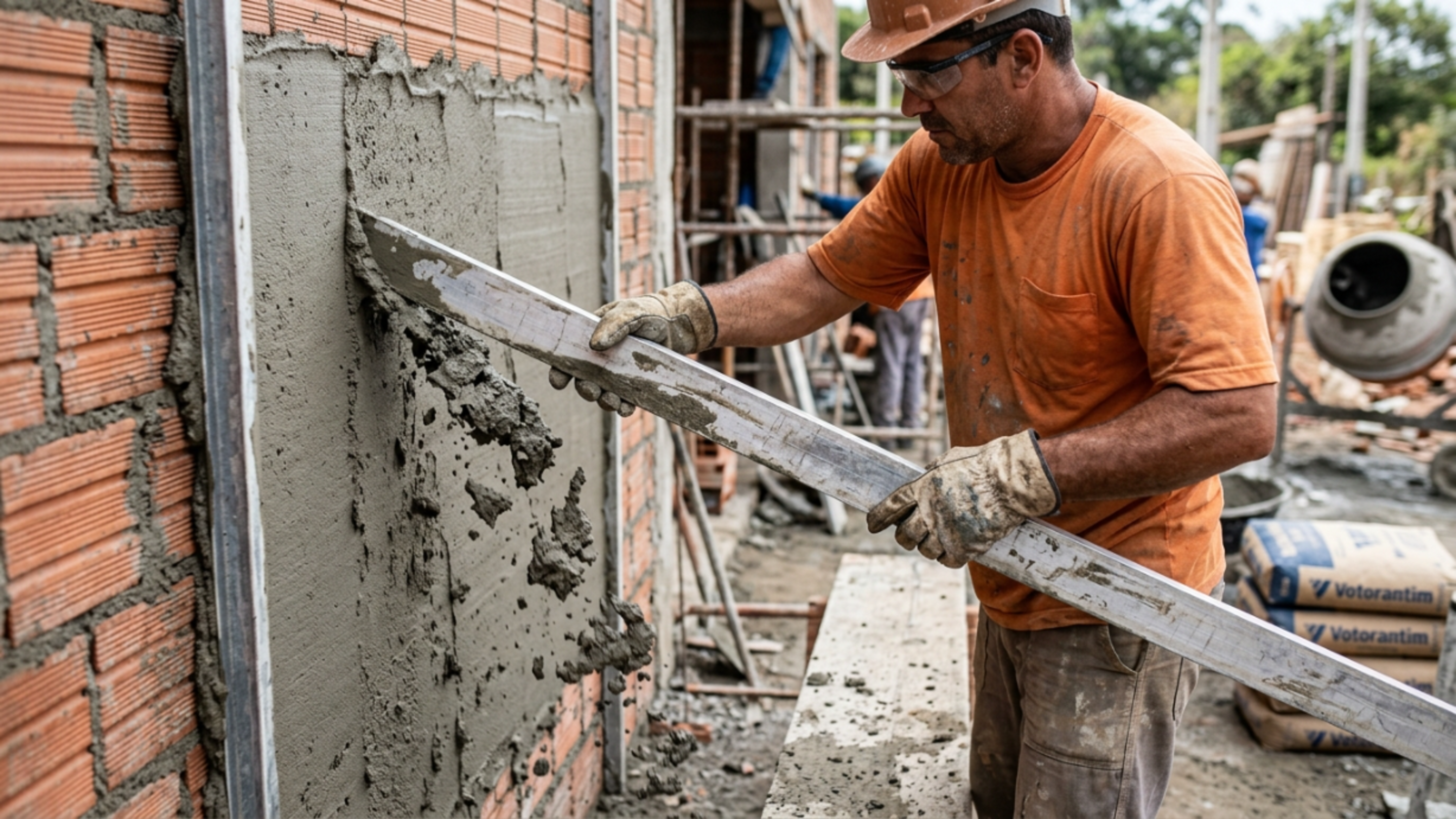 O método que vai fazer você rebocar uma casa em 3 horas