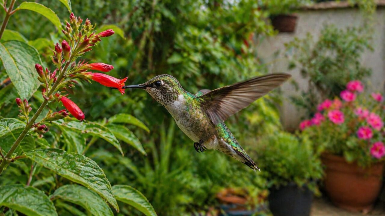 Como atrair beija-flor com plantas certas e criar um espaço mais natural no quintal
