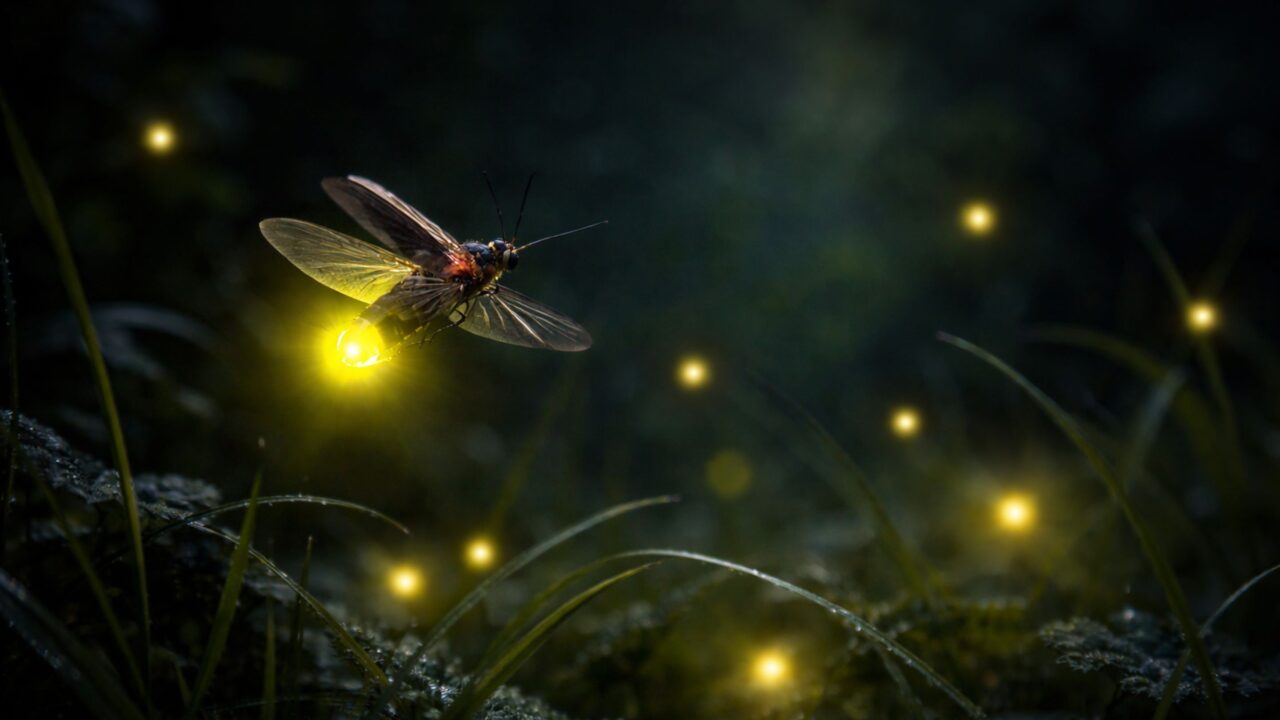 De onde vem a luz do vaga-lume e por que esse brilho aparece no escuro