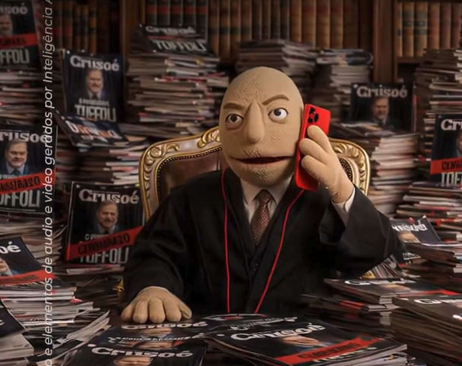 Zema publica novo vídeo com fantoches de Gilmar e Moraes