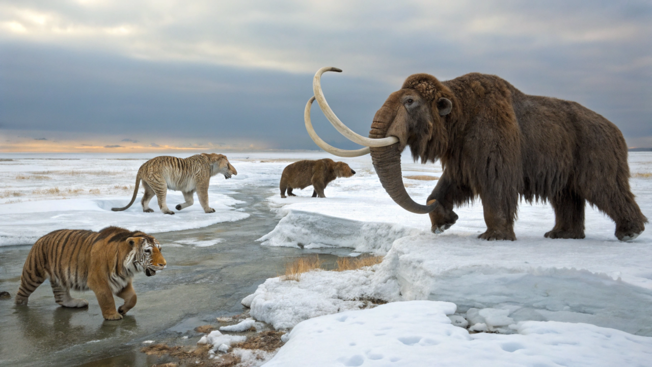 Como o gelo está trazendo animais extintos de volta a vida