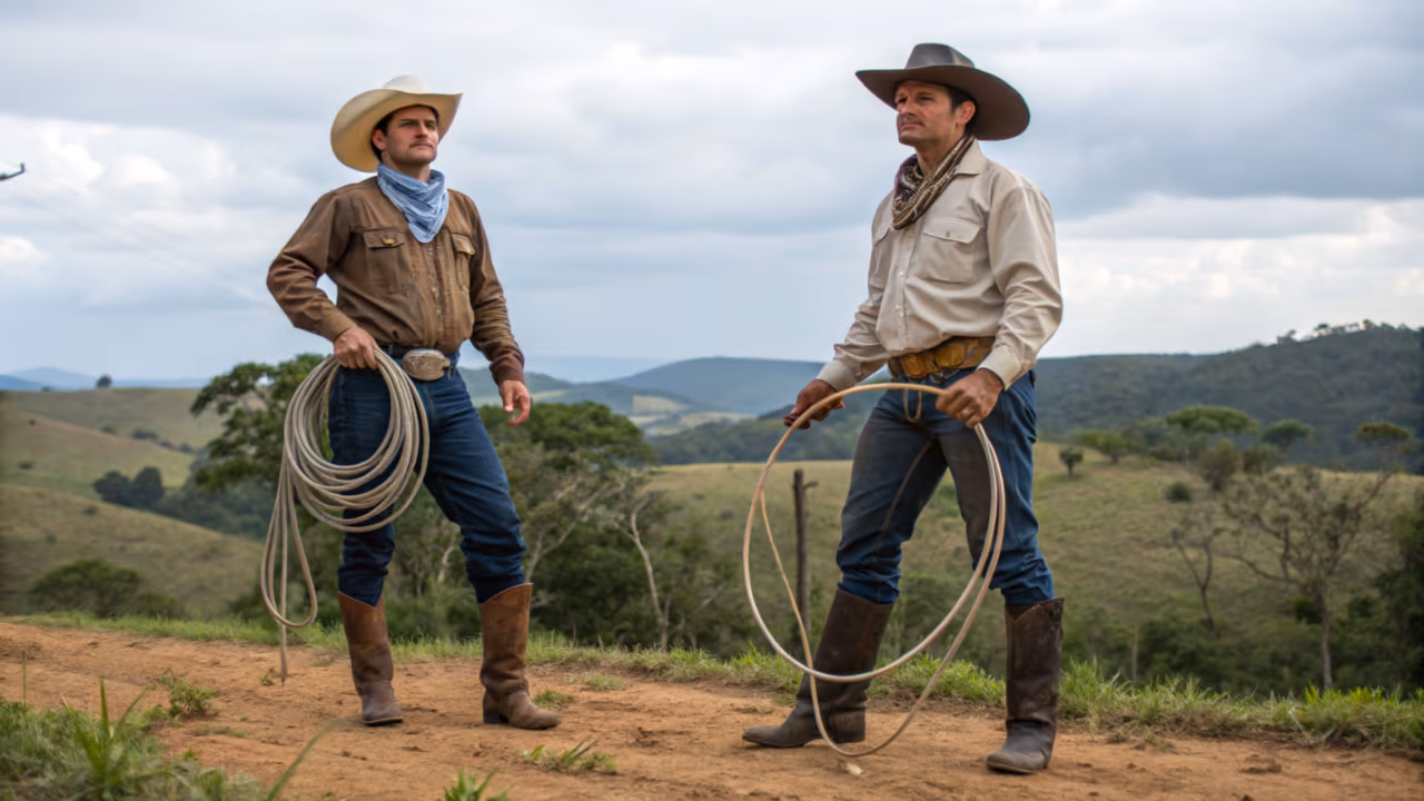 Por que os gaúchos parecem tanto com os cowboys americanos?