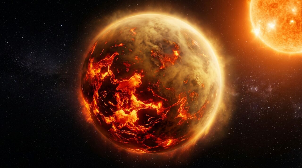 Os astrónomos estão em choque: a NASA descobre um planeta estranho coberto por um oceano permanente de magma