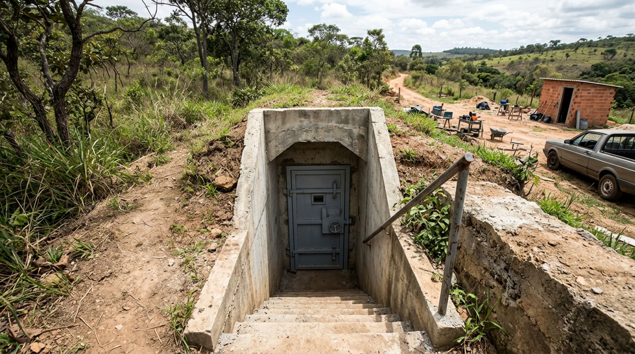 Quanto custa construir um bunker subterrâneo simples no Brasil em 2026?