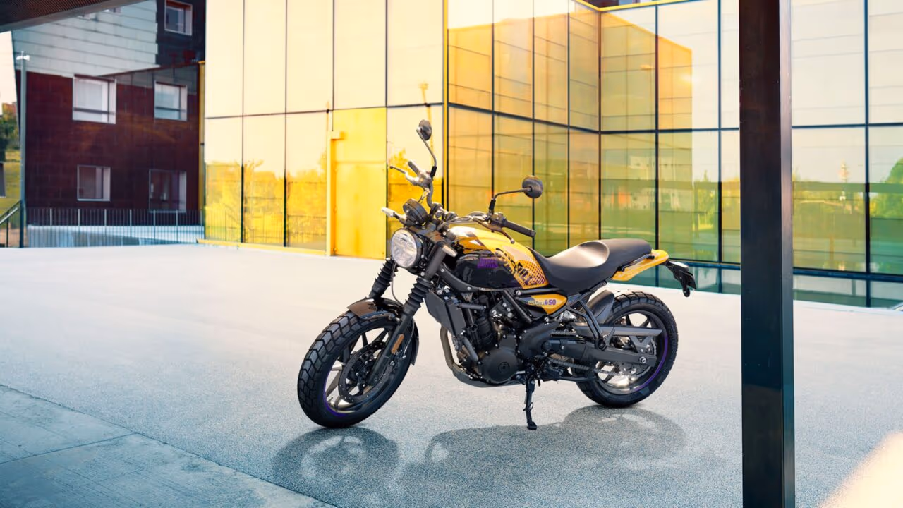 Trail com alma de street esportiva: Royal Enfield Guerrilla 450 2026 muda ergonomia e mira o asfalto