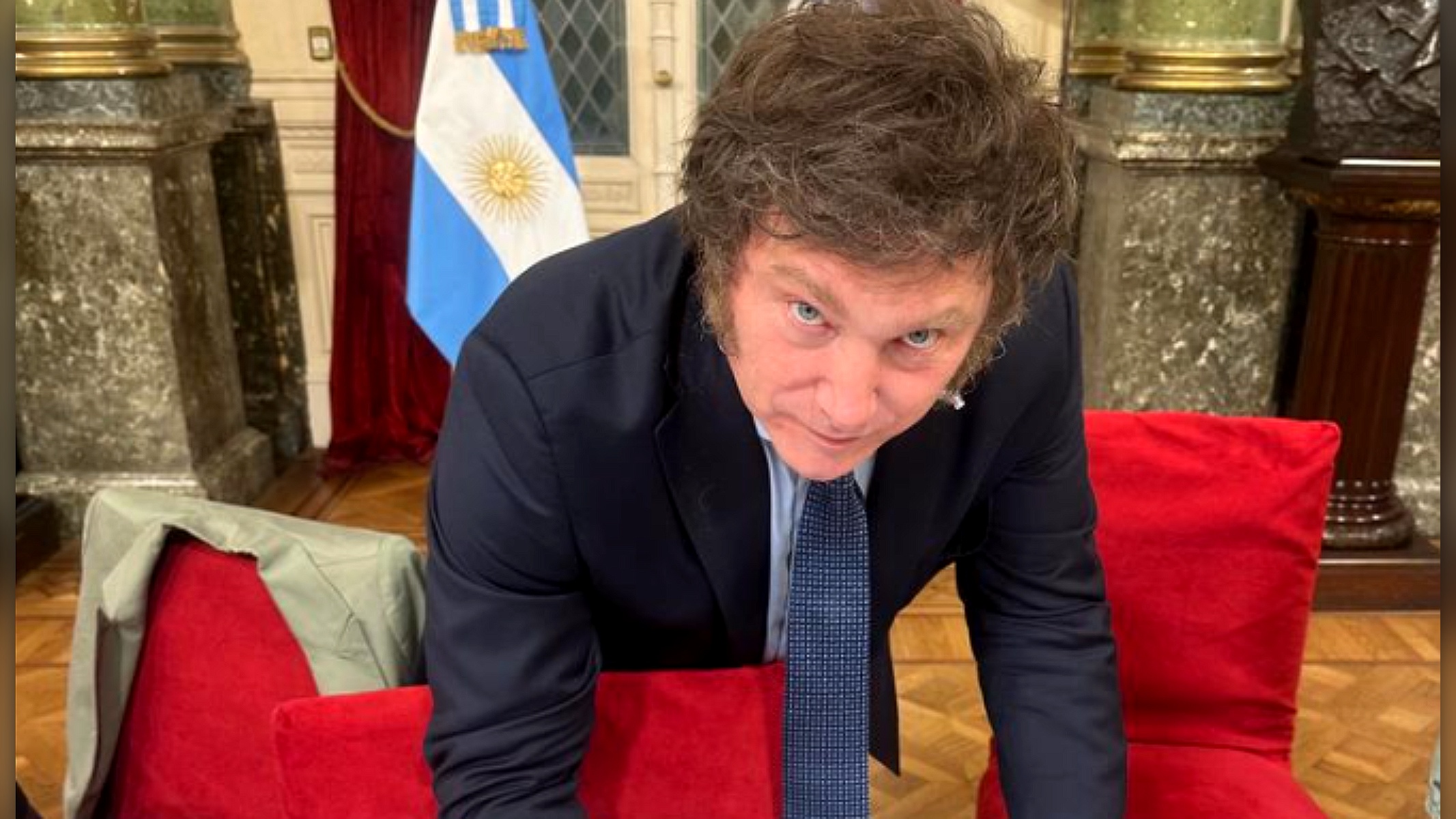 Milei reabre Casa Rosada à imprensa — com restrições