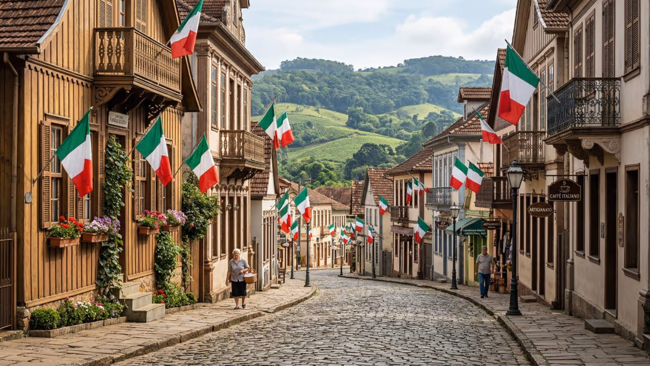 A Cidade Mais Italiana do Brasil onde o tempo parou: a vila gaúcha eleita pela ONU entre as melhores do planeta, com casarões de madeira preservados há 140 anos