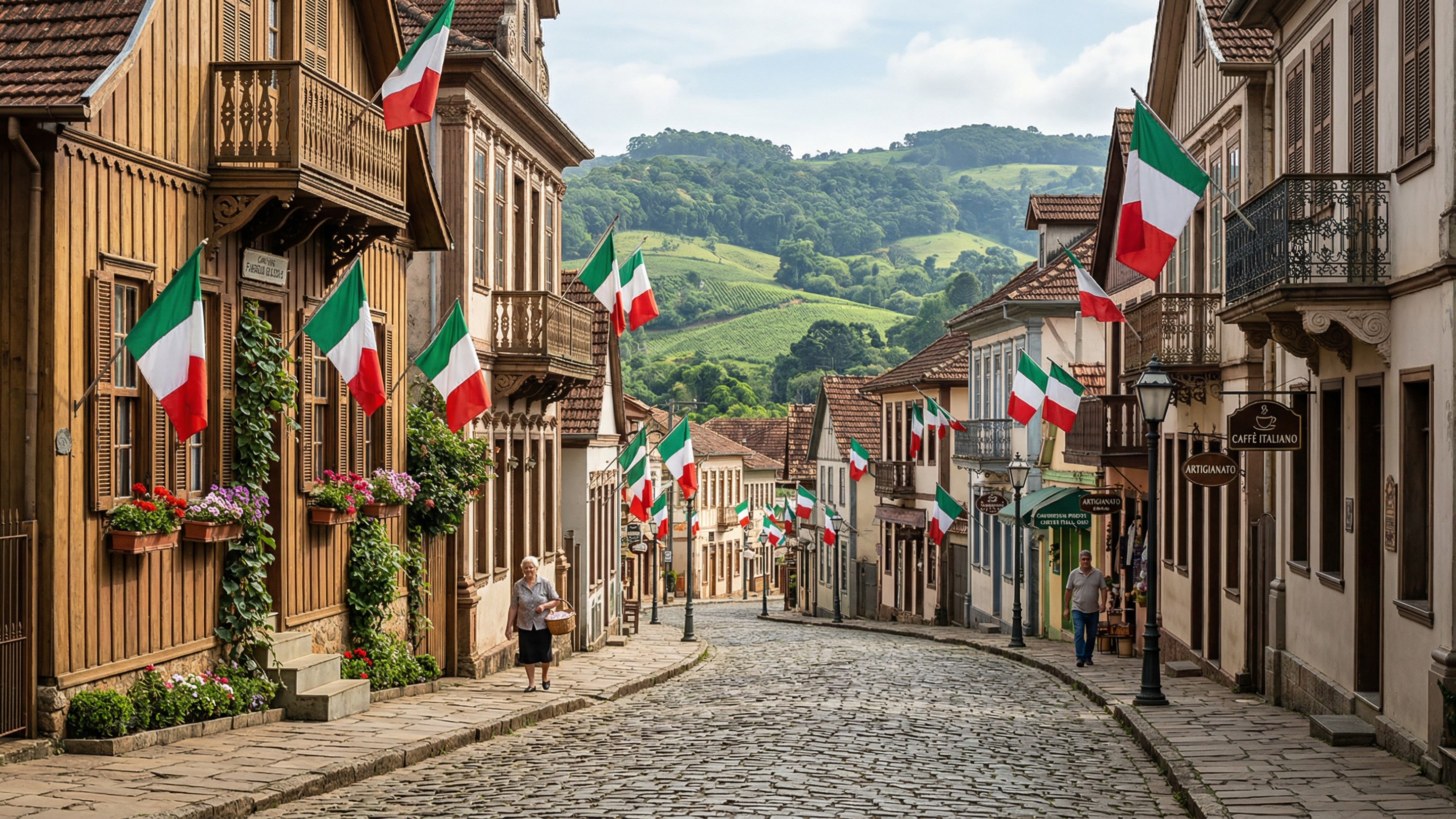 A Cidade Mais Italiana do Brasil onde o tempo parou: a vila gaúcha eleita pela ONU entre as melhores do planeta, com casarões de madeira preservados há 140 anos