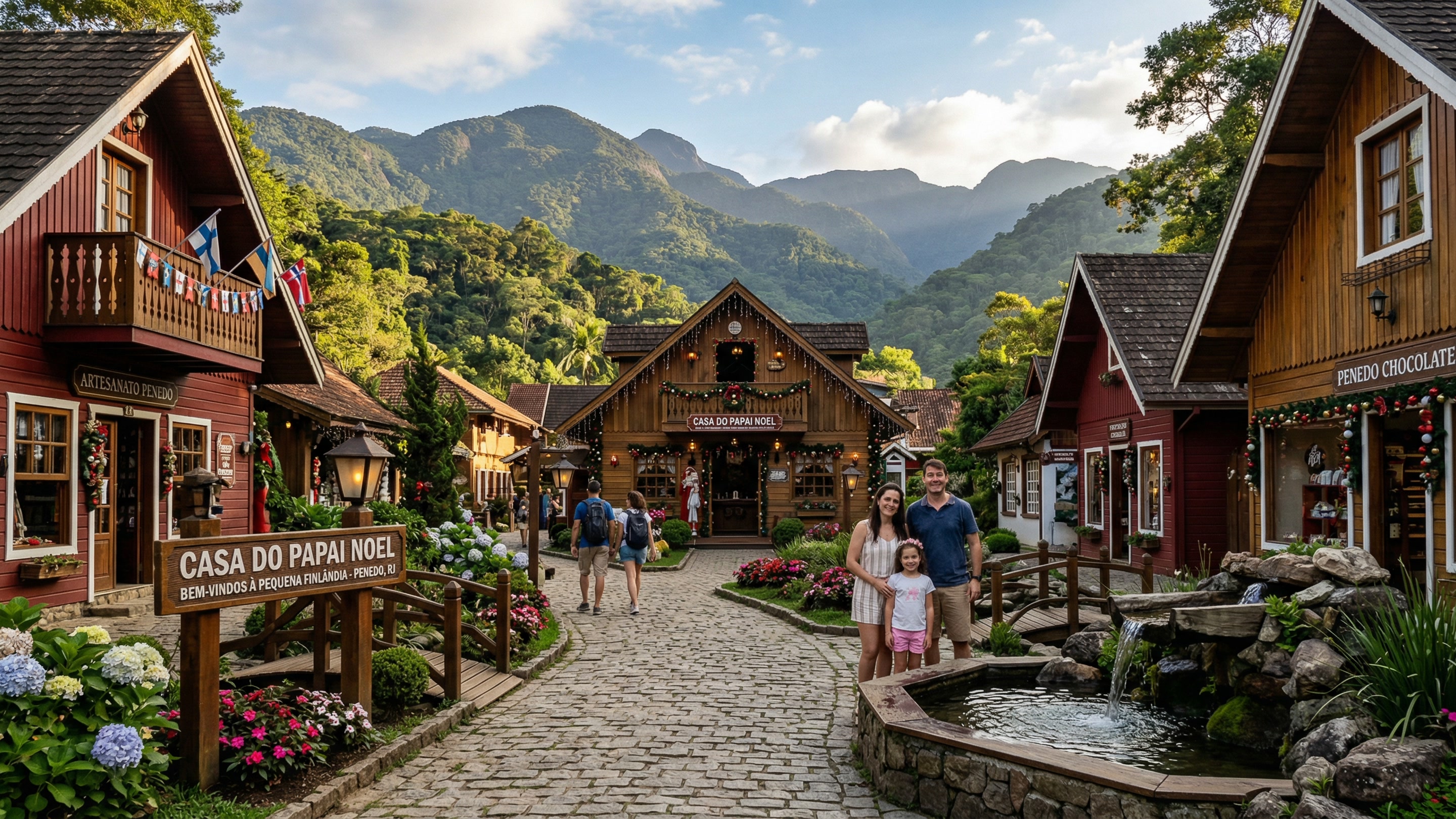 A Pequena Finlândia do Brasil: o vilarejo com Natal o ano inteiro a 175 km do Rio que tem a primeira sauna do país e Casa do Papai Noel reconhecida pela embaixada finlandesa