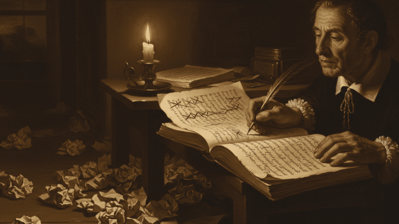 Blaise Pascal: "A última coisa que se descobre ao escrever uma obra é por onde se deve começar."