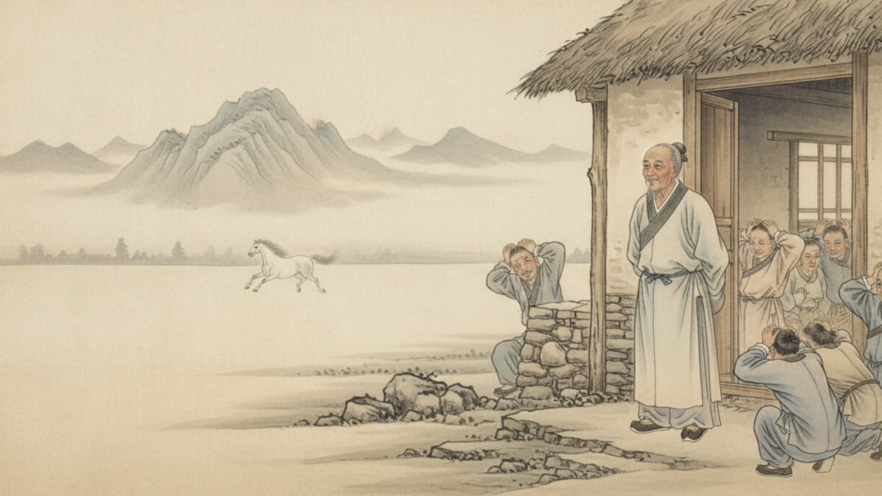O conto chinês "Sai Weng perdeu seu cavalo"