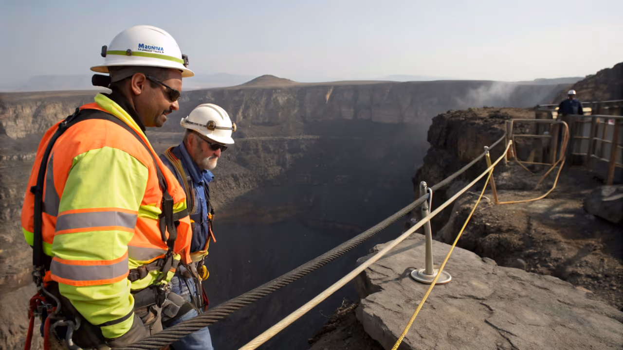 Esse é o trabalho mais perigoso do mundo, onde os trabalhadores passam mais de 20 dias no abismo