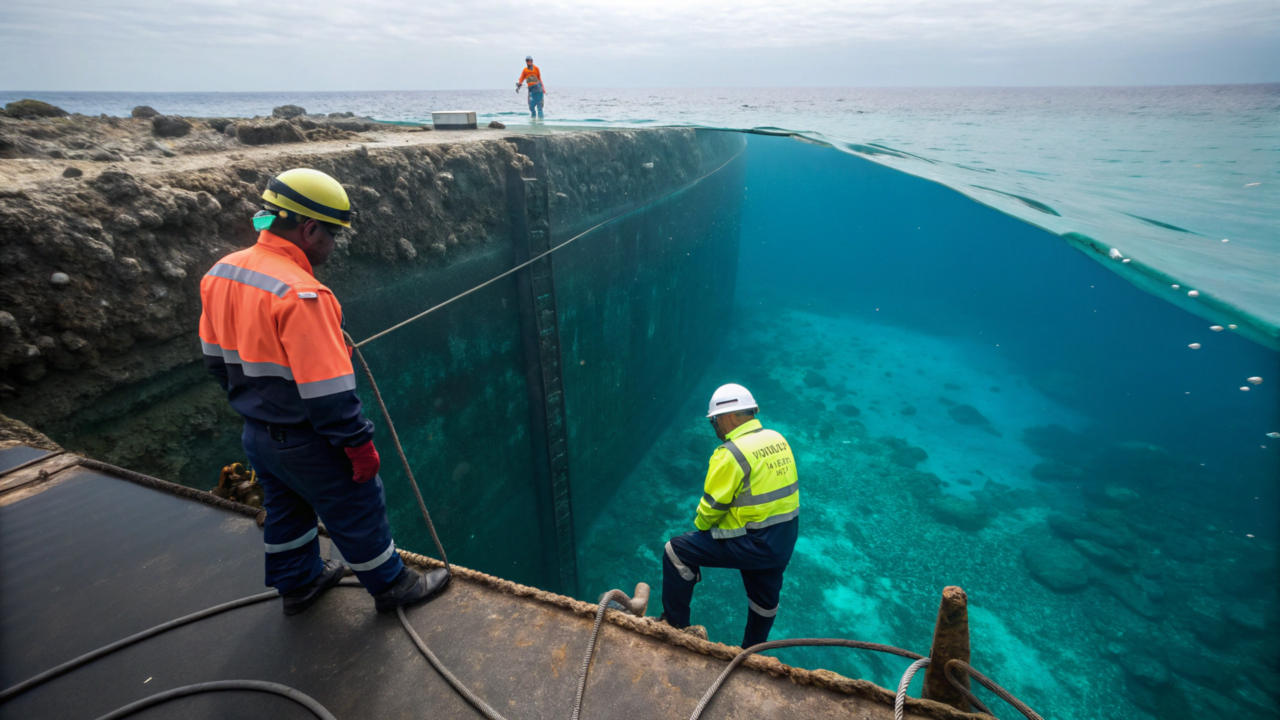 Esse é o trabalho mais perigoso do mundo, onde os trabalhadores passam mais de 20 dias no abismo