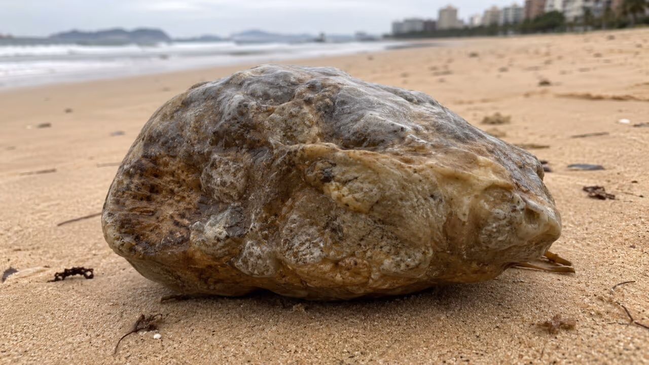 O âmbar-gris que parece lixo no mar pode valer uma fortuna e virar peça de luxo
