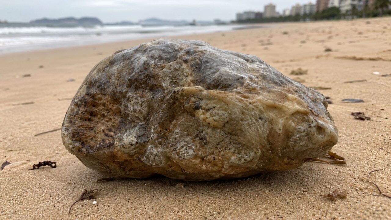 O âmbar-gris que parece lixo no mar pode valer uma fortuna e virar peça de luxo